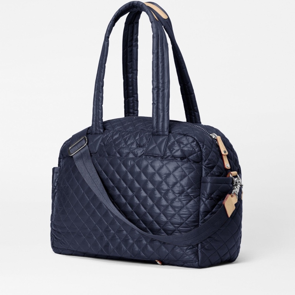 MZ Wallace Nic Ink Quilted Travel Weekender Bag NWT - Picture 8 of 14